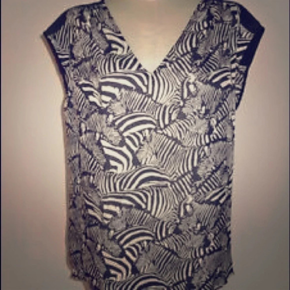 {Trina Turk} Gorgeous Zebra Print Tunic - Picture 5 of 8